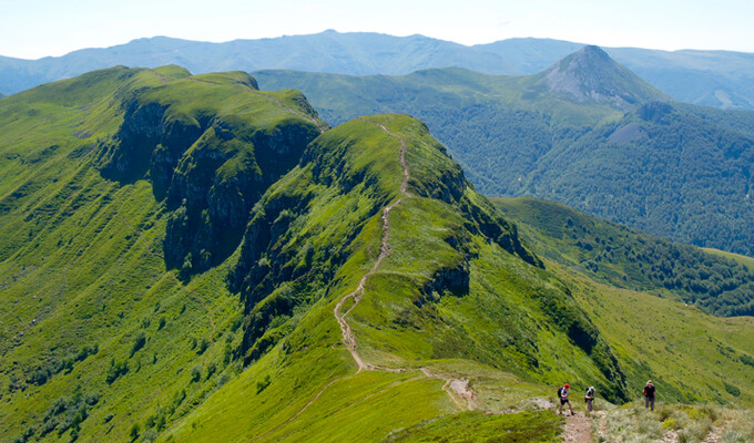 Randonnée en Auvergne