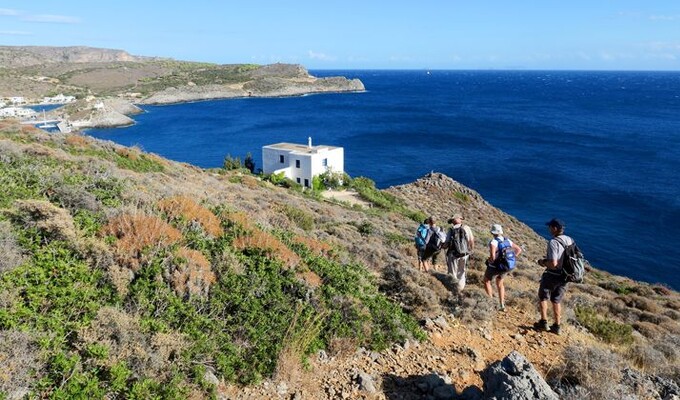 Randonnée de la Chora à Kapsáli sur l'île de Cythère