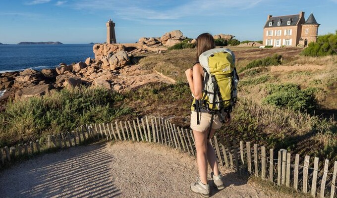 Randonnée sur la côte de Granit Rose, le phare de Mean Ruz