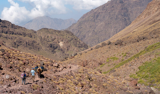 Randonnée muletière dans le Haut Atlas au Maroc