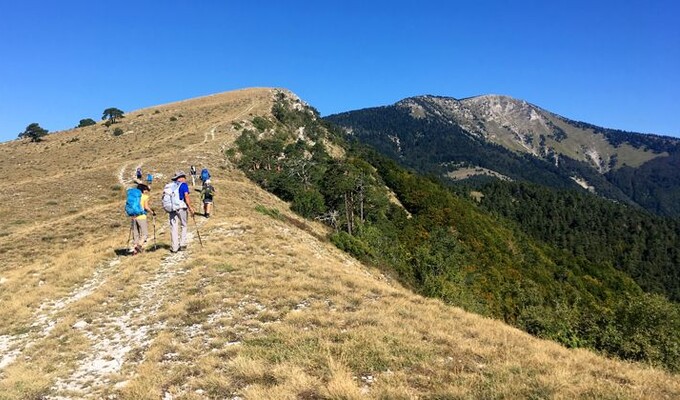 Randonnée près du col de l'Aup dans le Dévoluy