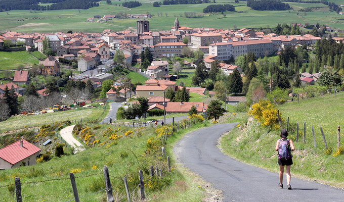 Randonnée à Saugues sur le chemin de Saint-Jacques-de-Compostelle