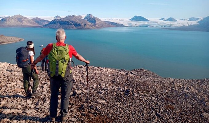 Trek au Svalbard