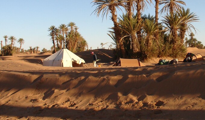 Séjour dans le désert du Maroc