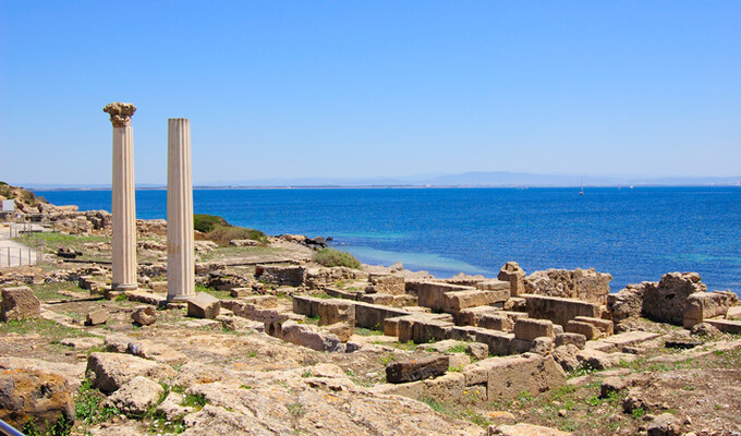 Site archéologique de Tharros en Sardaigne