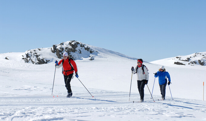 Ski de fond à Skeikmapnen