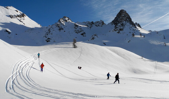 Ski de randonnée nordique en Haute Ubaye