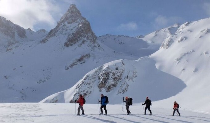 Ski de randonnée nordique en Clarée