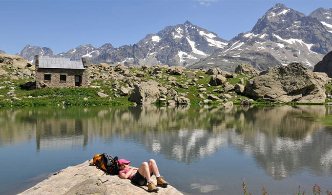 Tour de l'oisans randonnée liberté - Lac de la Muzelle