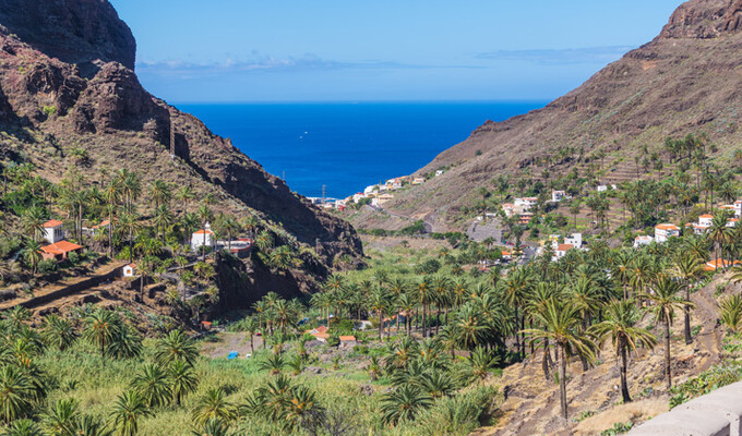 Valle Gran Rey sur l'île de La Gomera