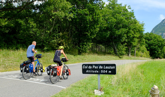 Circuit en vélo électrique dans la Drôme