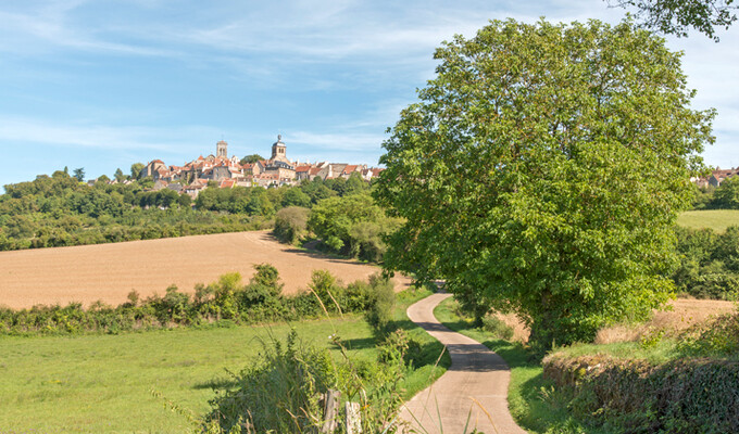 Vézelay, dans le Morvan