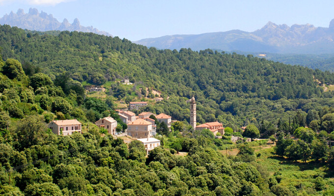 Village de Levie en Corse