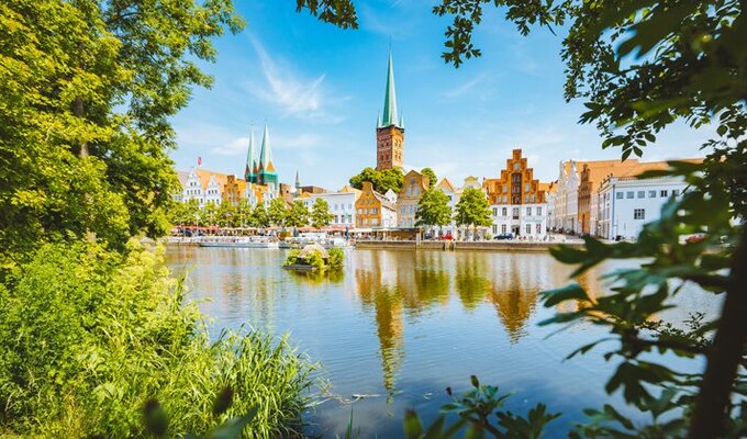 La ville de Lübeck en Allemagne