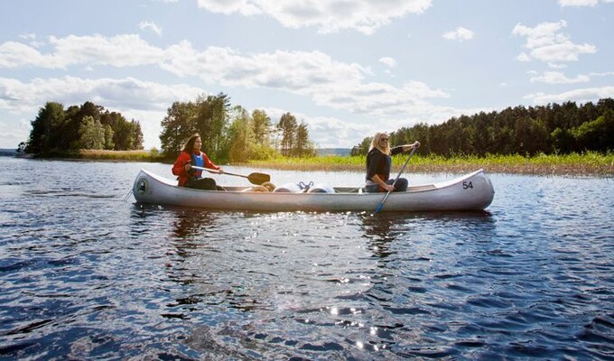 Canoë à Arvika en Suède