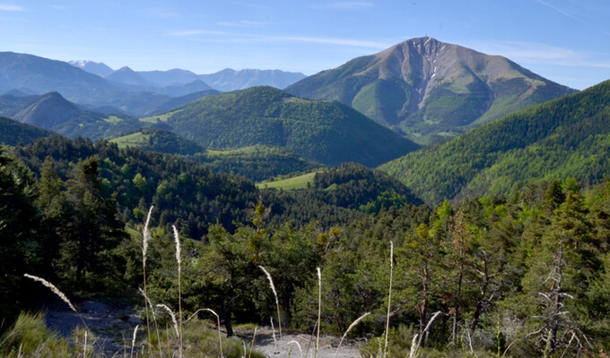 Vue sur le Blayeul dans le massif des Monges