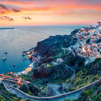 Les Cyclades : Naxos, Amorgos et Santorin