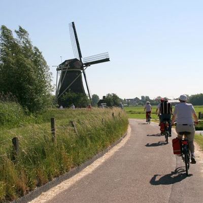 La Route du sud de la Hollande à vélo et bateau