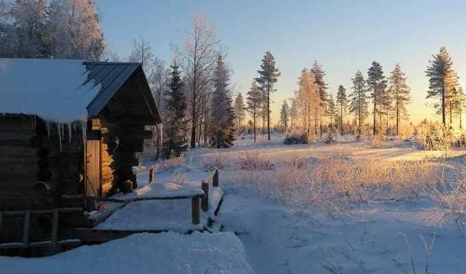 Ski de fond dans le parc national de Hossa 