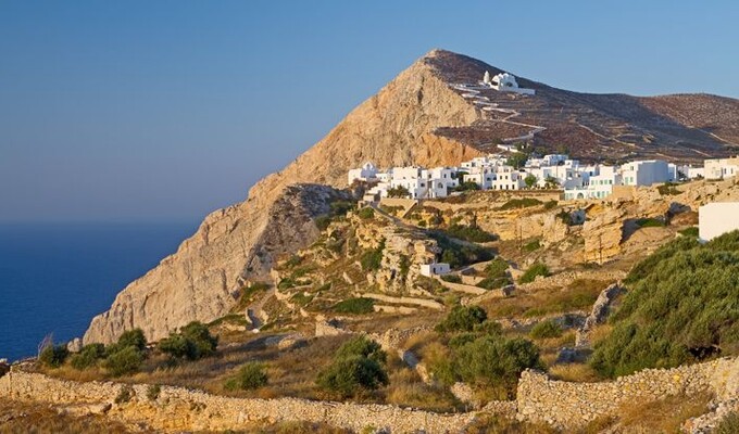 Iles mythologiques et nature: Crète, Santorin et Folegandros