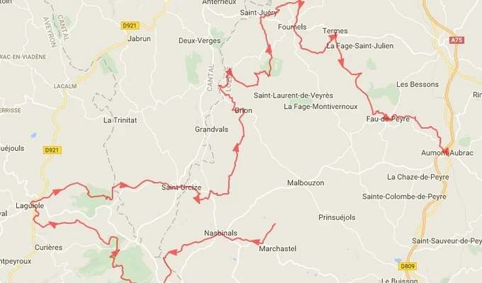 Carte Perles de la Vénétie vélo