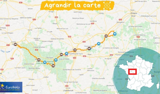 carte loire à vélo blois angers