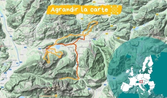 Carte Tyrol : randonnées et remise en forme à Walchsee