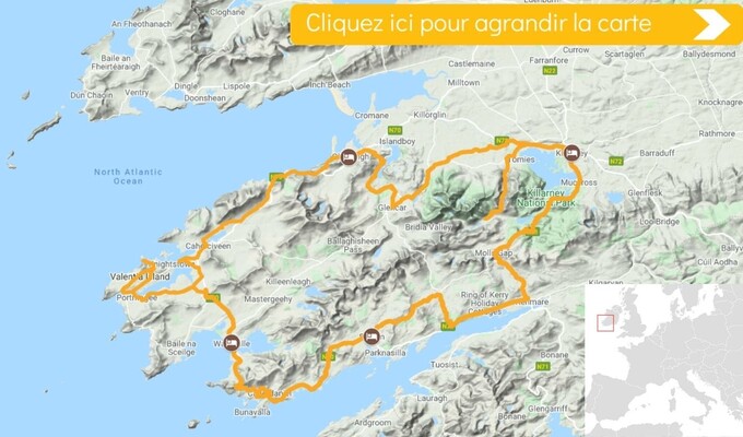 Irlande, les côtes du Kerry à vélo