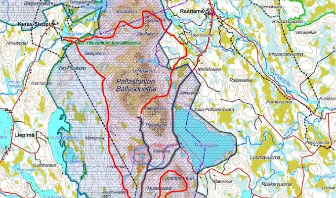 Itinéraire de Felltrek, la Laponie sauvage