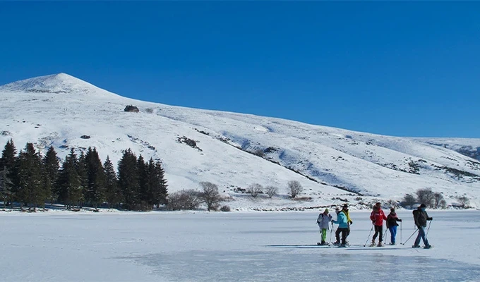 Massif du Sancy, la Bourboule, Raquettes et remise en forme