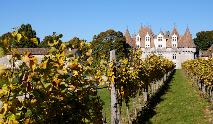 Château de Monbazillac dans le Périgord