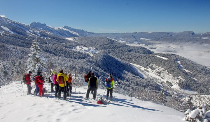 Le massif du Vercors depuis les Ramées, à Lans-en-Vercors