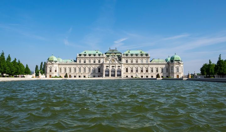 Le palais du Belvédère à Vienne