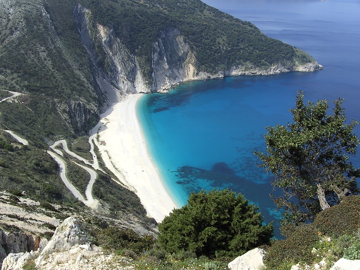 Plage de Myrto île de Kefalonia