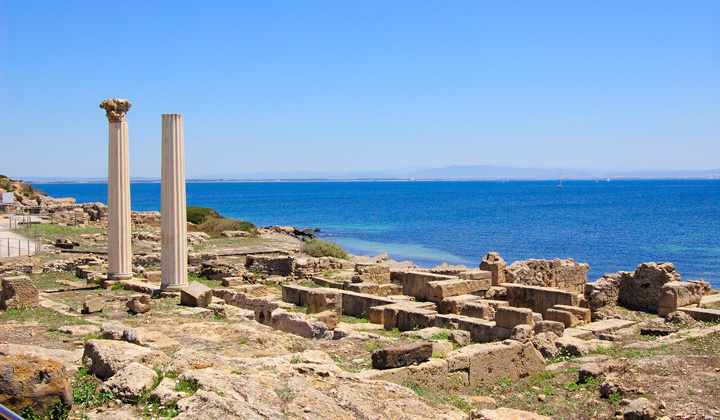 Site archéologique de Tharros en Sardaigne