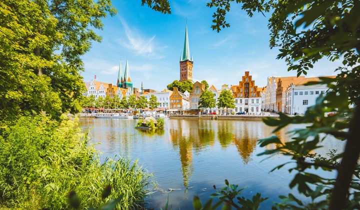 La ville de Lübeck en Allemagne